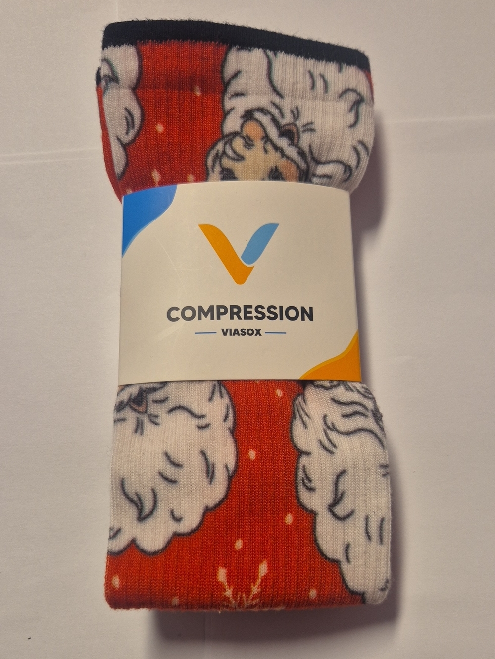 Viasox Unisex Compression Socks - Large Mens 9-12, Womens 10-13 Secret Santa